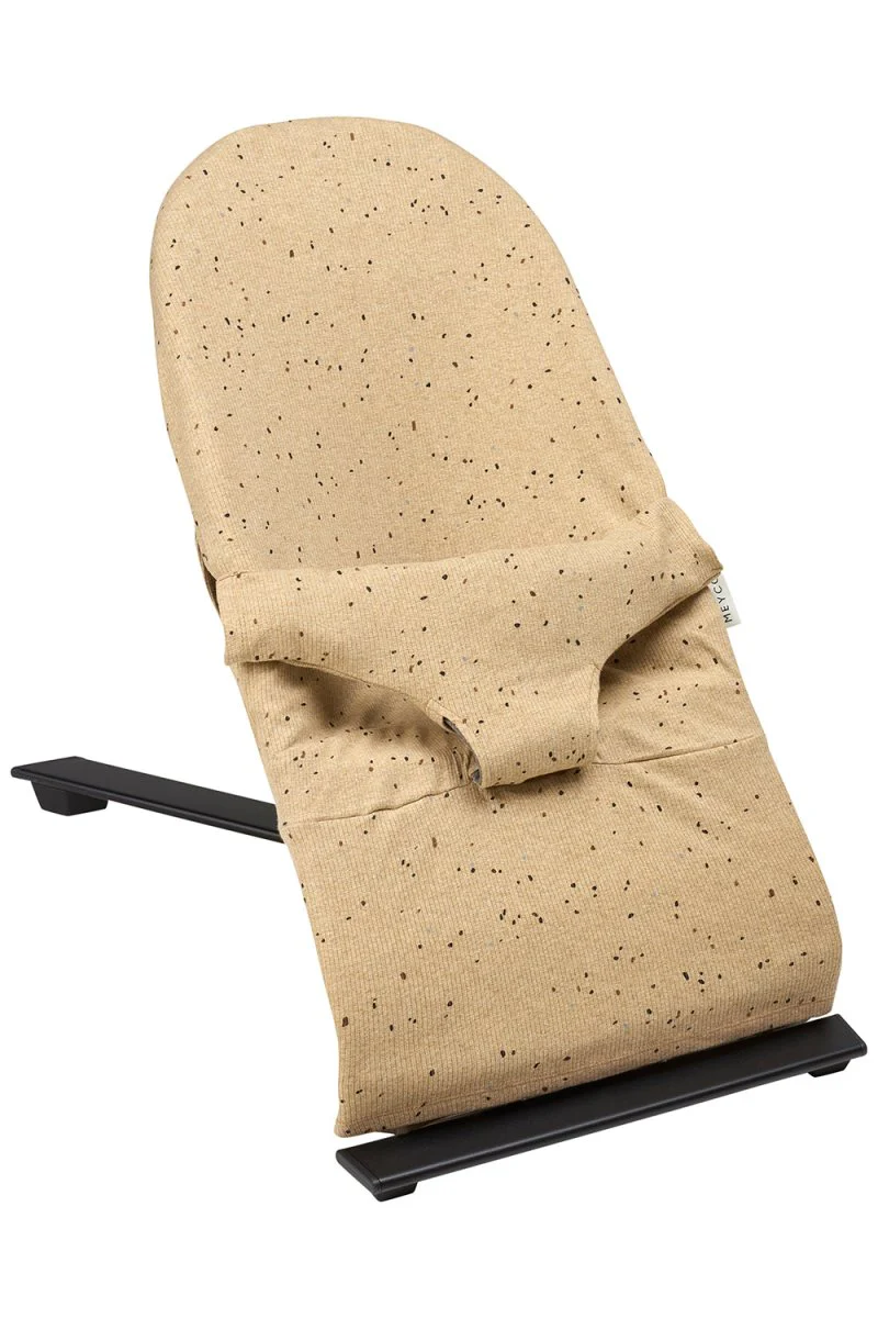 Meyco Wipstoel Hoes Rib Mini Toffee Melange
