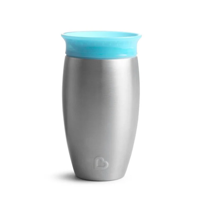 Munchkin Drinkbeker Miracle Sippy Cup Blue Roestvrij Staal - Image 2