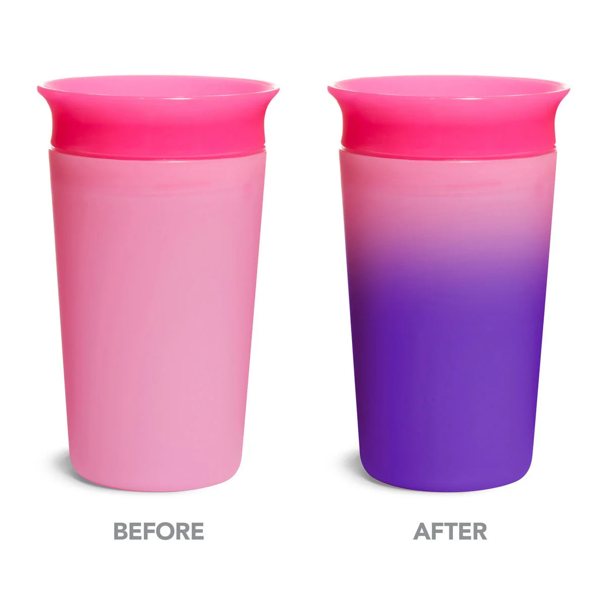 Munchkin Oefenbeker Changing Color Cup Pink - Image 4
