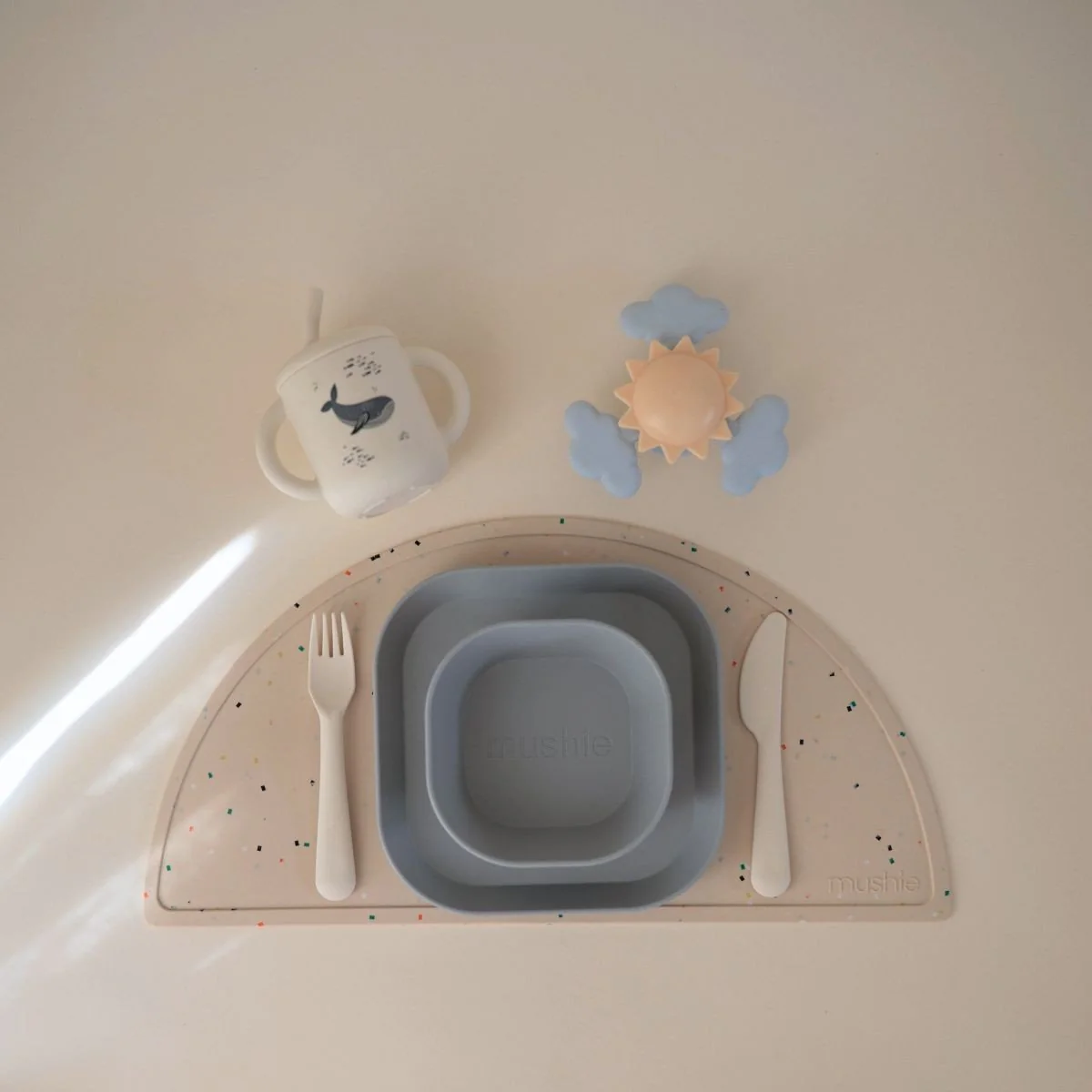 Mushie Baby Bestekset Ivory - Image 2