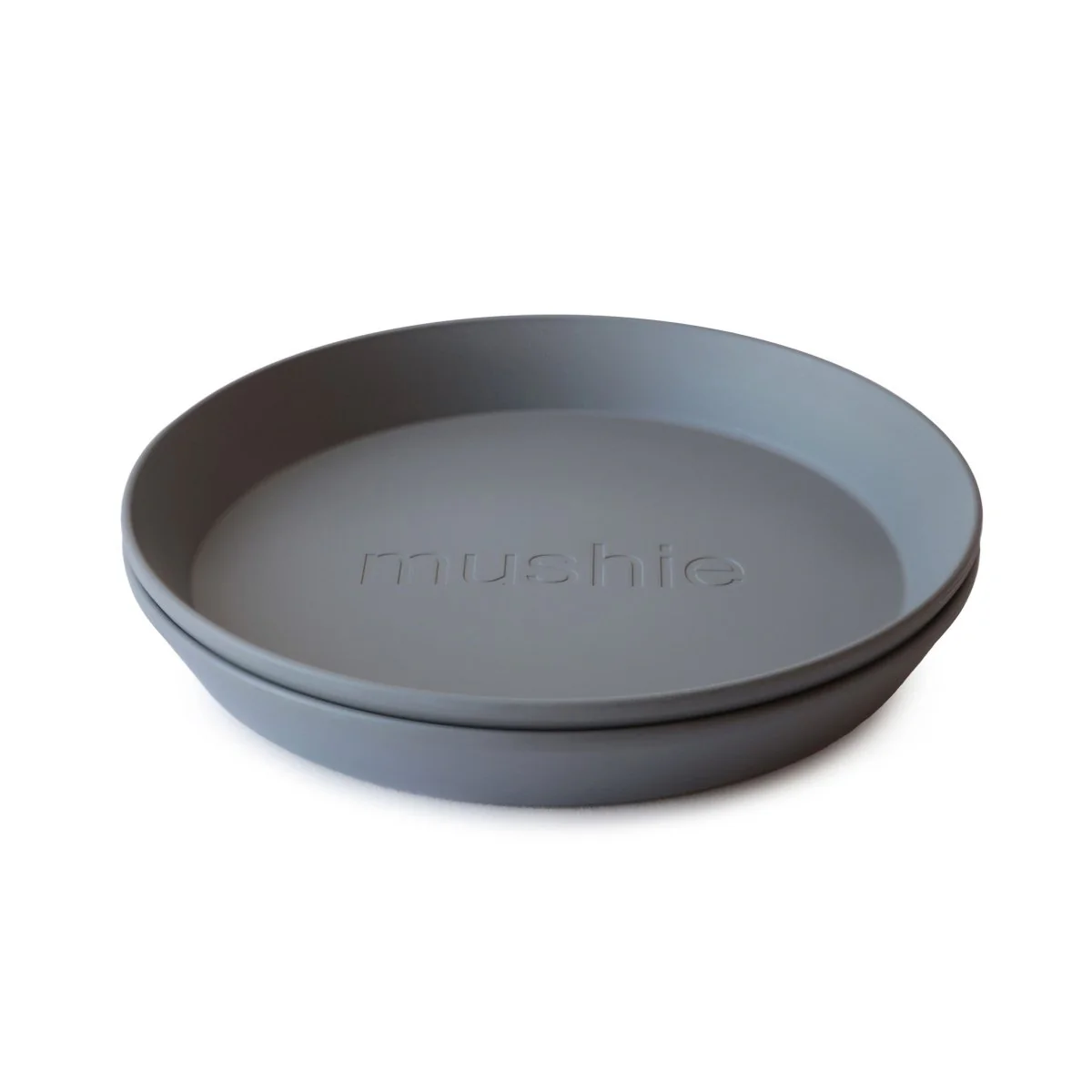 Mushie Baby Bordje Rond Smoke 2st - Image 2