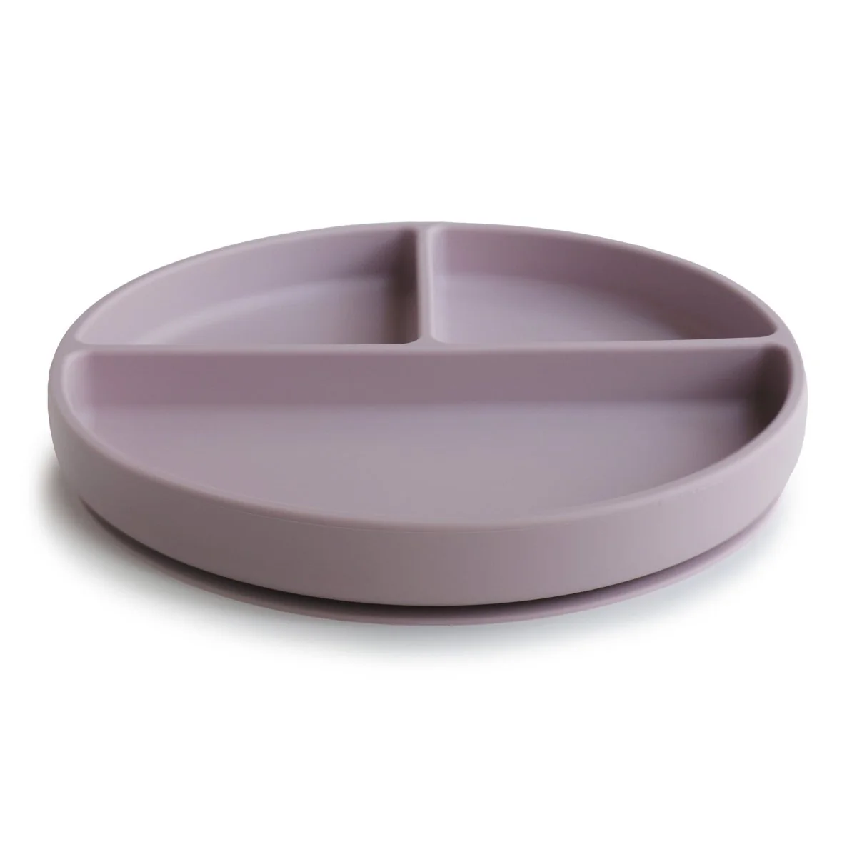 Mushie Baby Bordje Silicone Soft Lilac - Image 2
