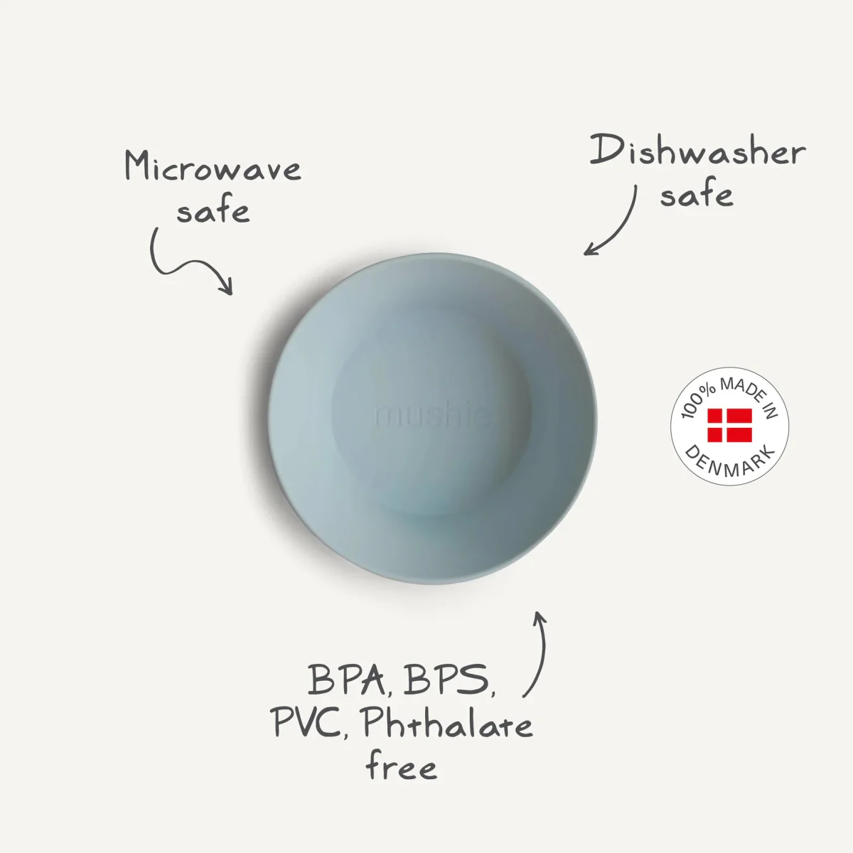 Mushie Baby Kom Rond Powder Blue 2st - Image 8