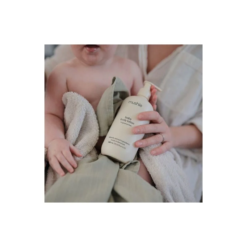 Mushie Baby Lotion Cosmos Fragance Free 400ml - Image 3