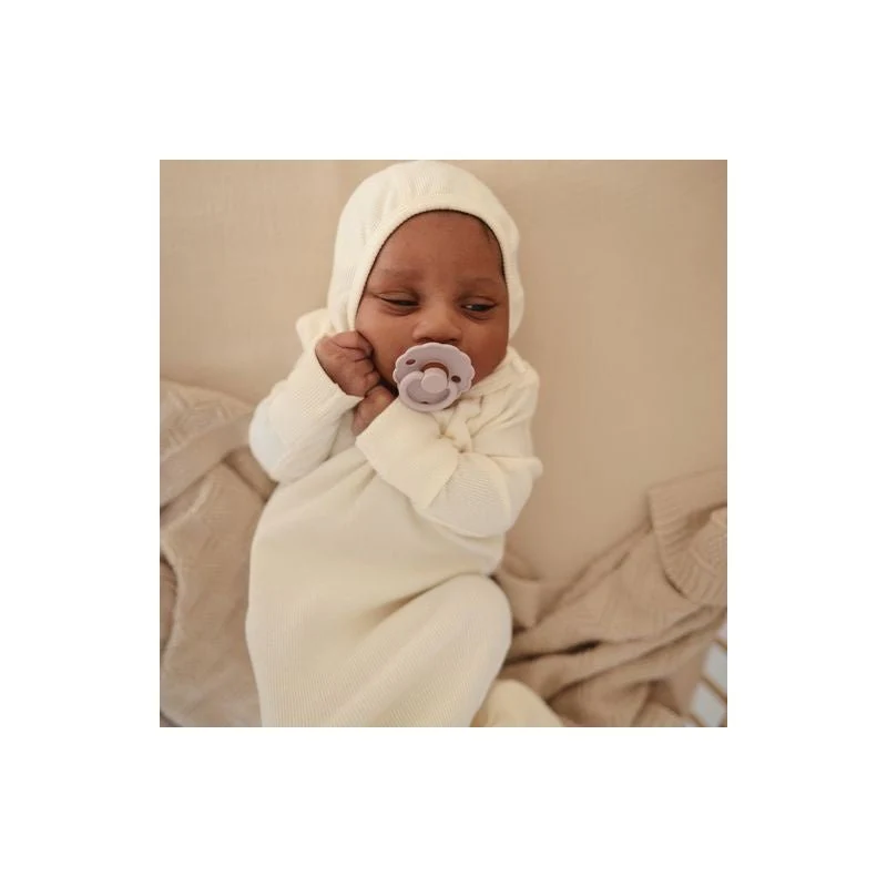 Mushie Babymutsje Bonnet Ivory - Image 2