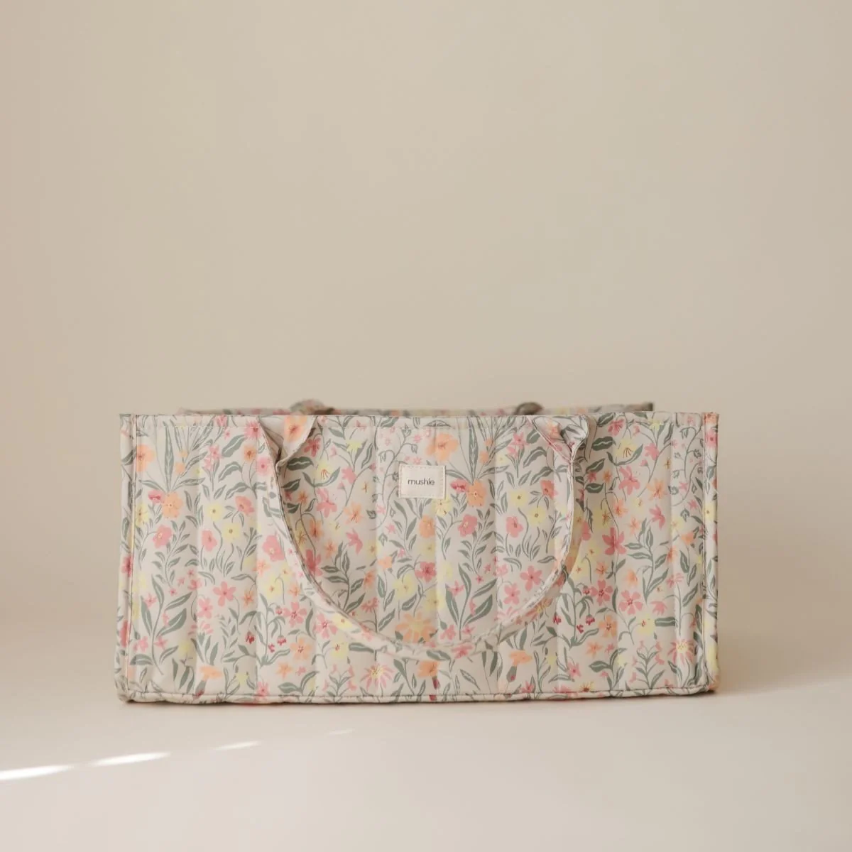 Mushie Draagbare Luier Organizer Pastel Blooms - Image 3