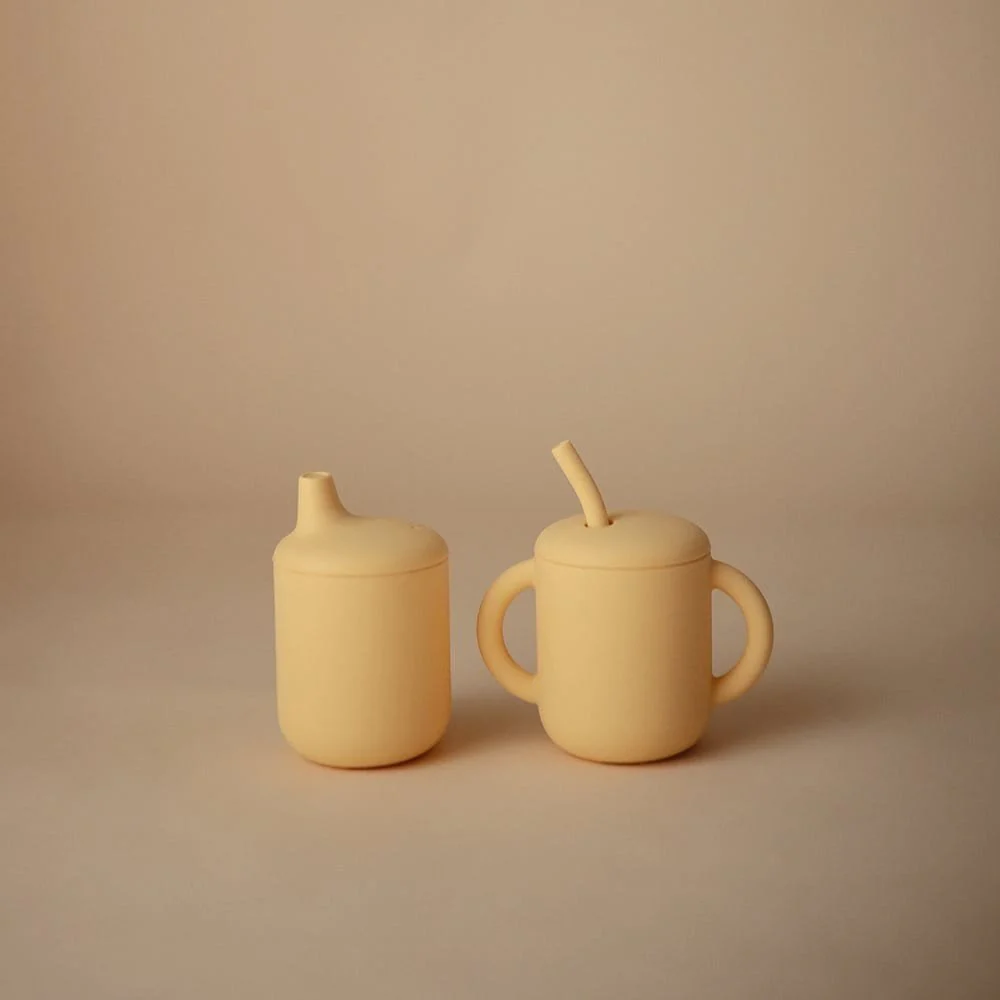 Mushie Drinkbeker Pale Daffodil - Image 3