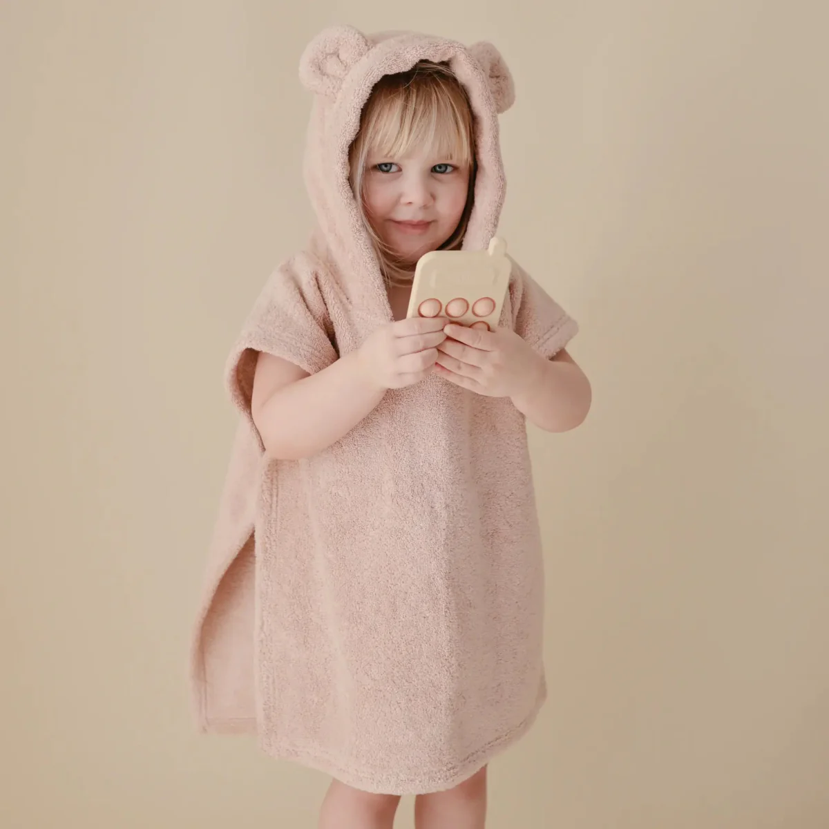 Mushie Educatief Speelgoed Druk Telefoon Blush - Image 4