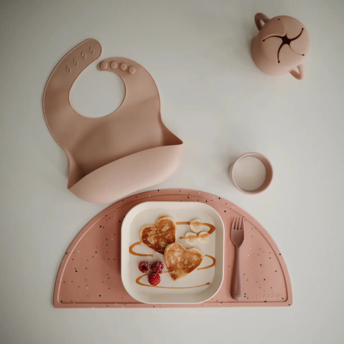 Mushie Placemat Pink Powder - Image 2