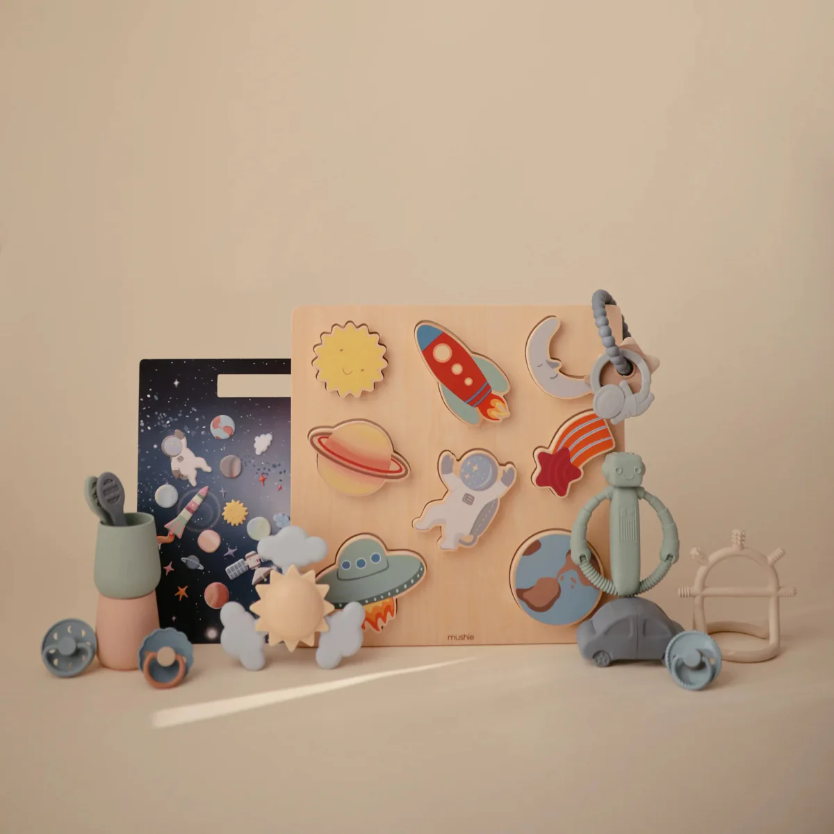 Mushie Puzzel Wooden Space - Image 6