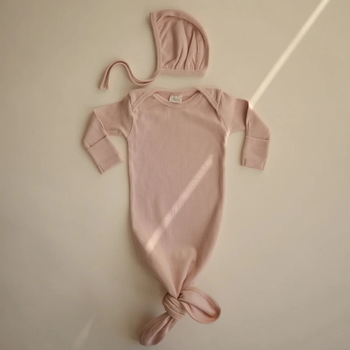 Mushie Slaapzak Baby Blush Newborn - Image 3
