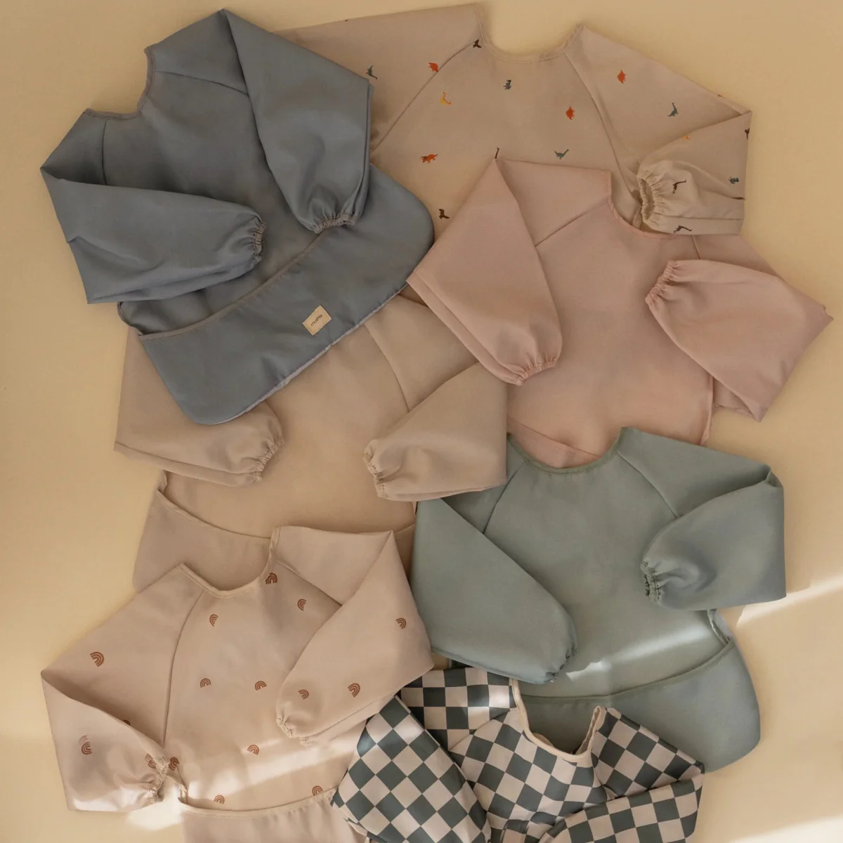 Mushie Slabbetje Lange Mouwen Blush - Image 6