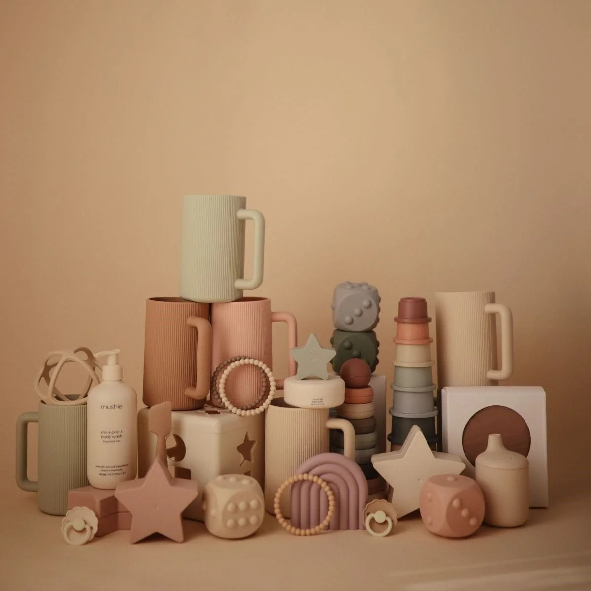 Mushie Spoelbeker Blush 830Ml - Image 4