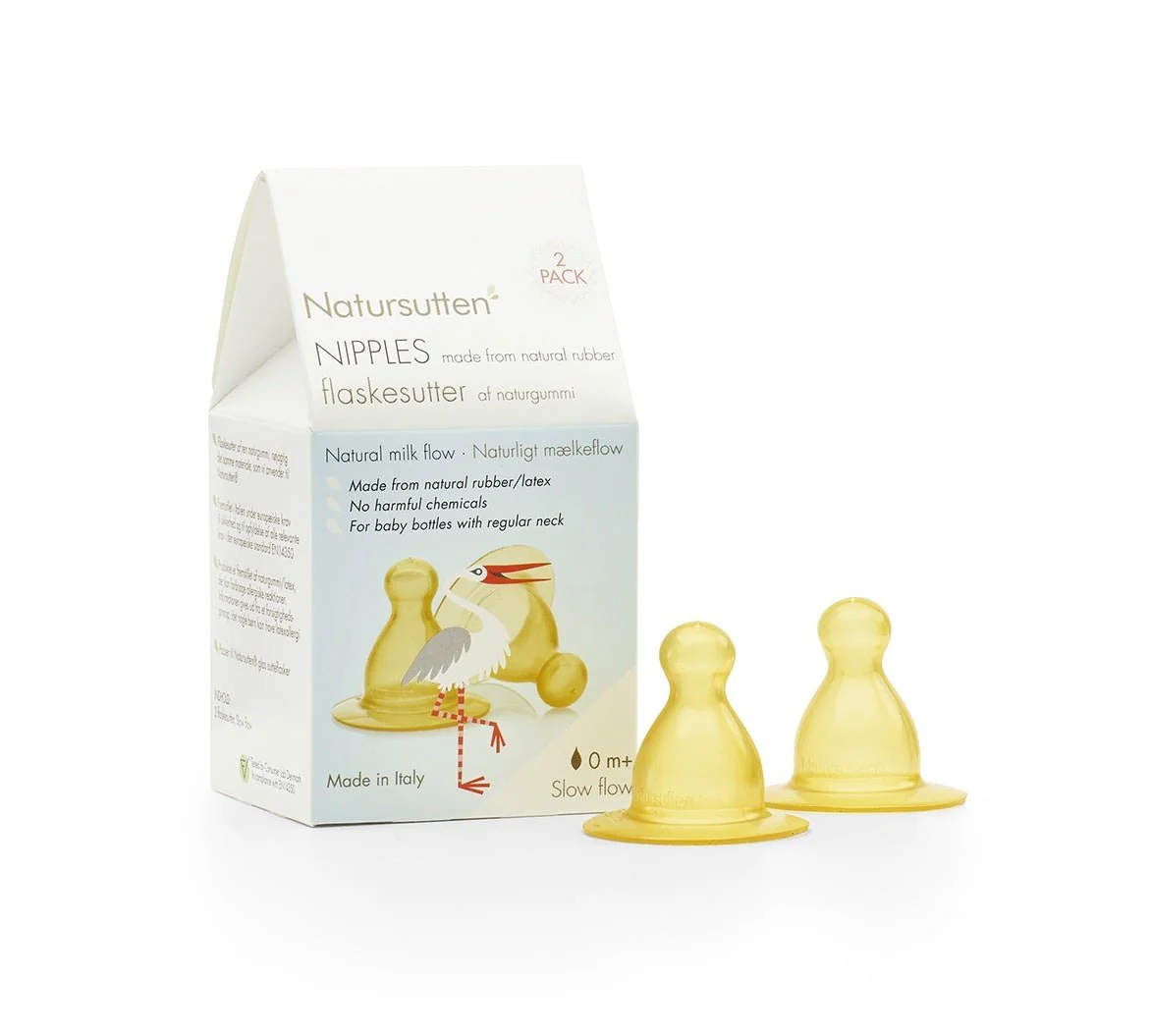 Natursutten Flesvoeding Accessoire Flesspeen Slow Flow 2st - Image 3
