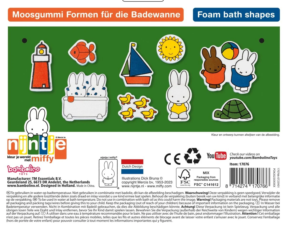 Nijntje Badspeelgoed Foam Figuren - Image 9
