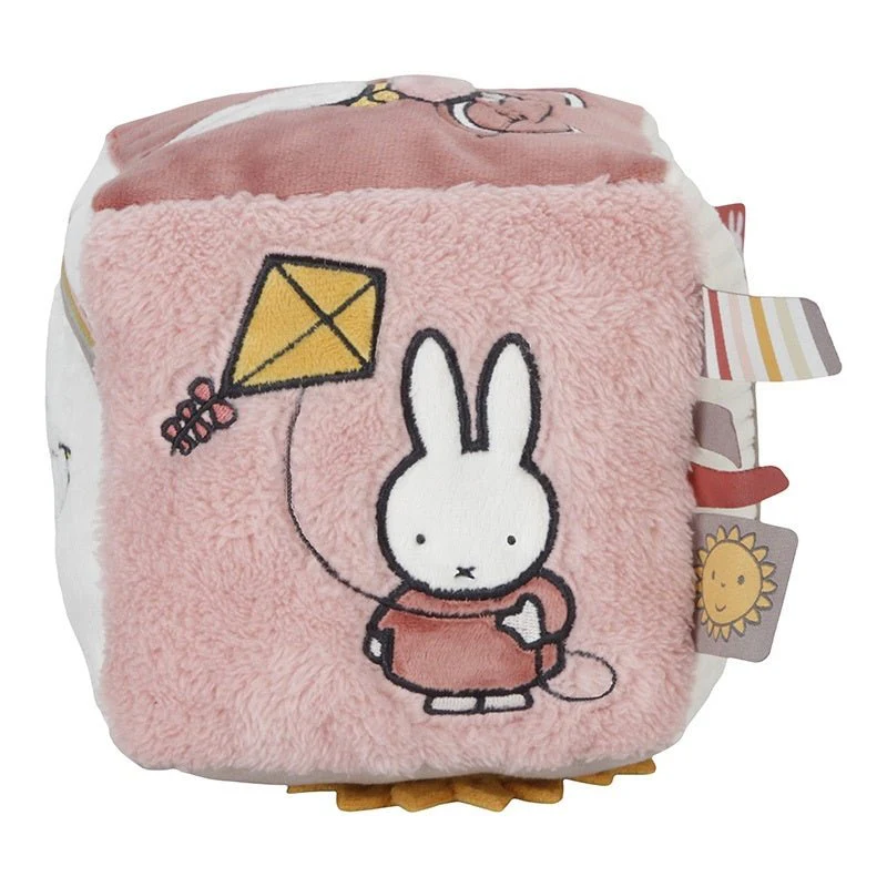 Nijntje Educatief Speelgoed Fluffy Kubus Pink - Image 4