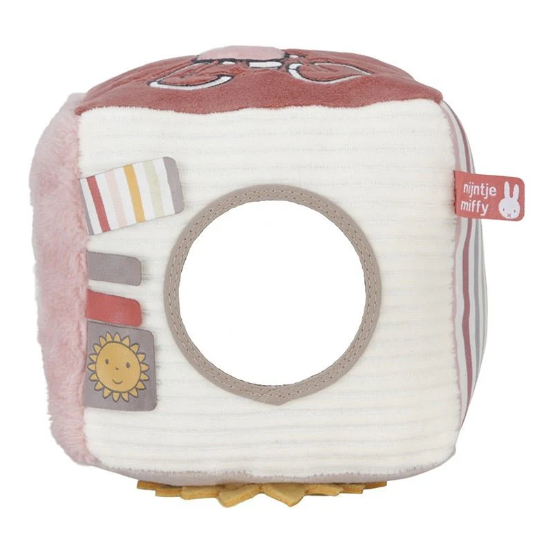 Nijntje Educatief Speelgoed Fluffy Kubus Pink - Image 5