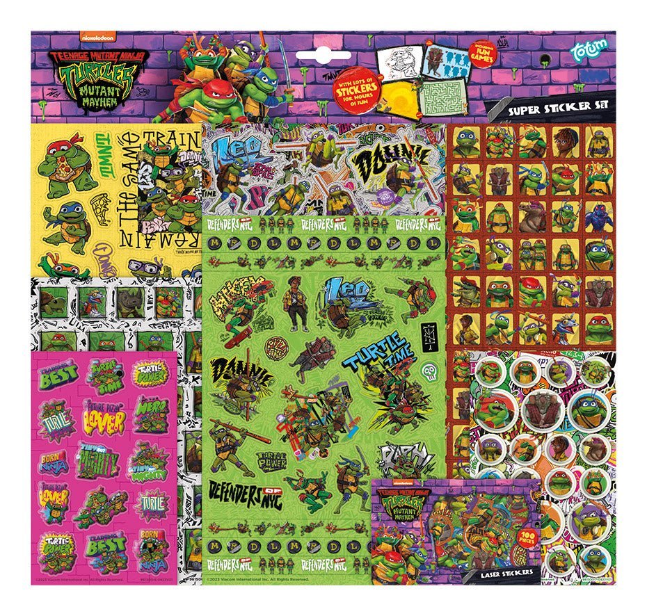 Ninja Turtle Stickers 7st
