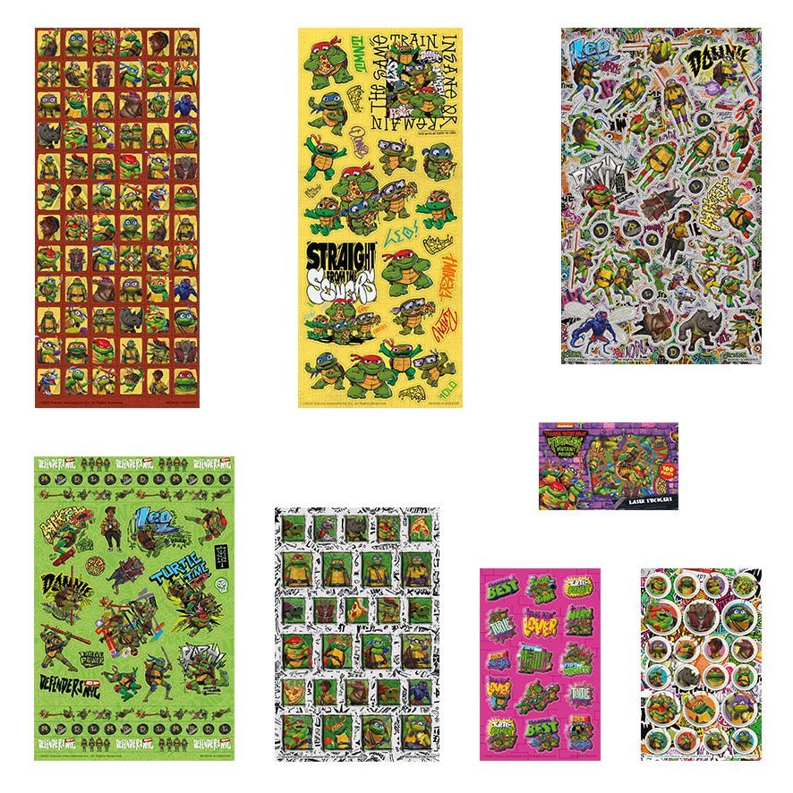 Ninja Turtle Stickers 7st - Image 3