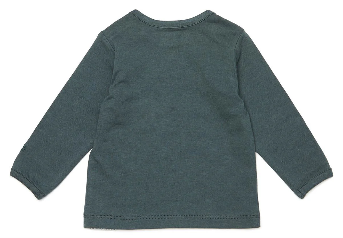 Noppies Baby Shirt Dark Slate - Image 2