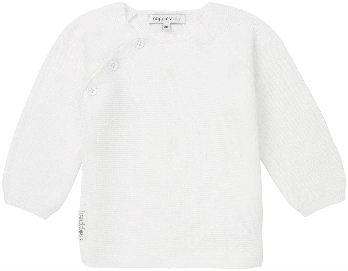 Noppies Baby Vestje Pino White