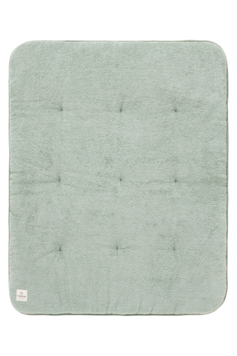 Noppies Boxkleed Badstof Klavertje Omkeerbaar Puritan Gray - Image 3