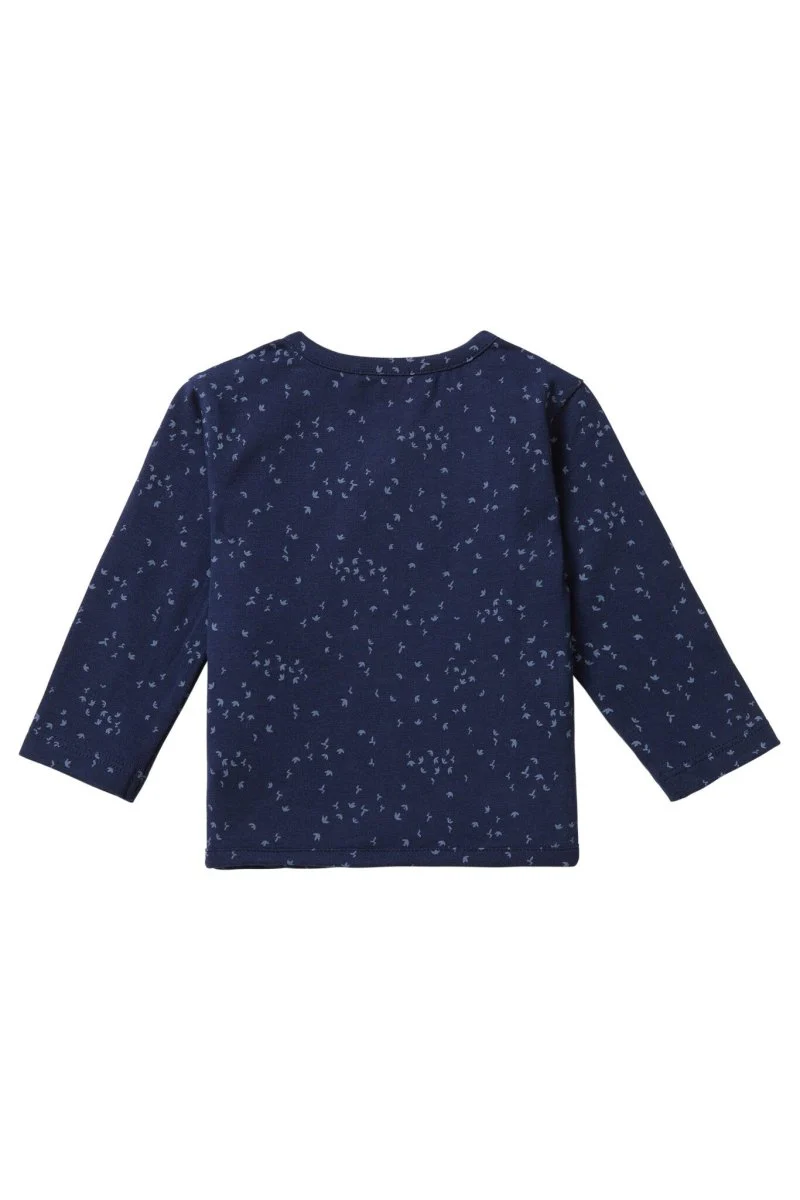 Noppies Overslag Shirt Baby Lange Mouwen Nantes Black Iris - Image 3