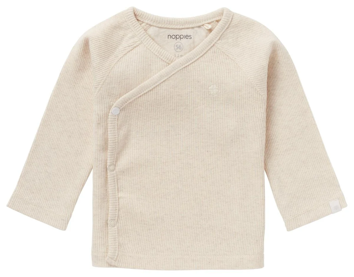 Noppies Overslag Shirt Baby Nanyuki Oatmeal Melange