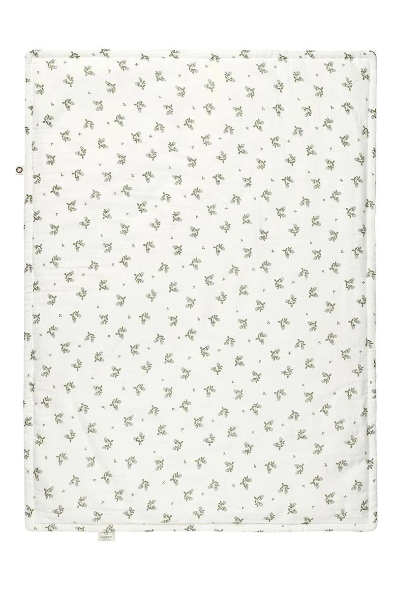 Noppies Wiegdeken Clover Mousseline Omkeerbaar Beetle 75x100cm