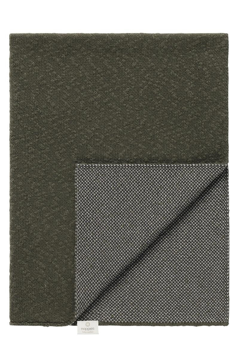 Noppies Wiegdeken Gebreid Omkeerbaar Oxford Tan - Image 3