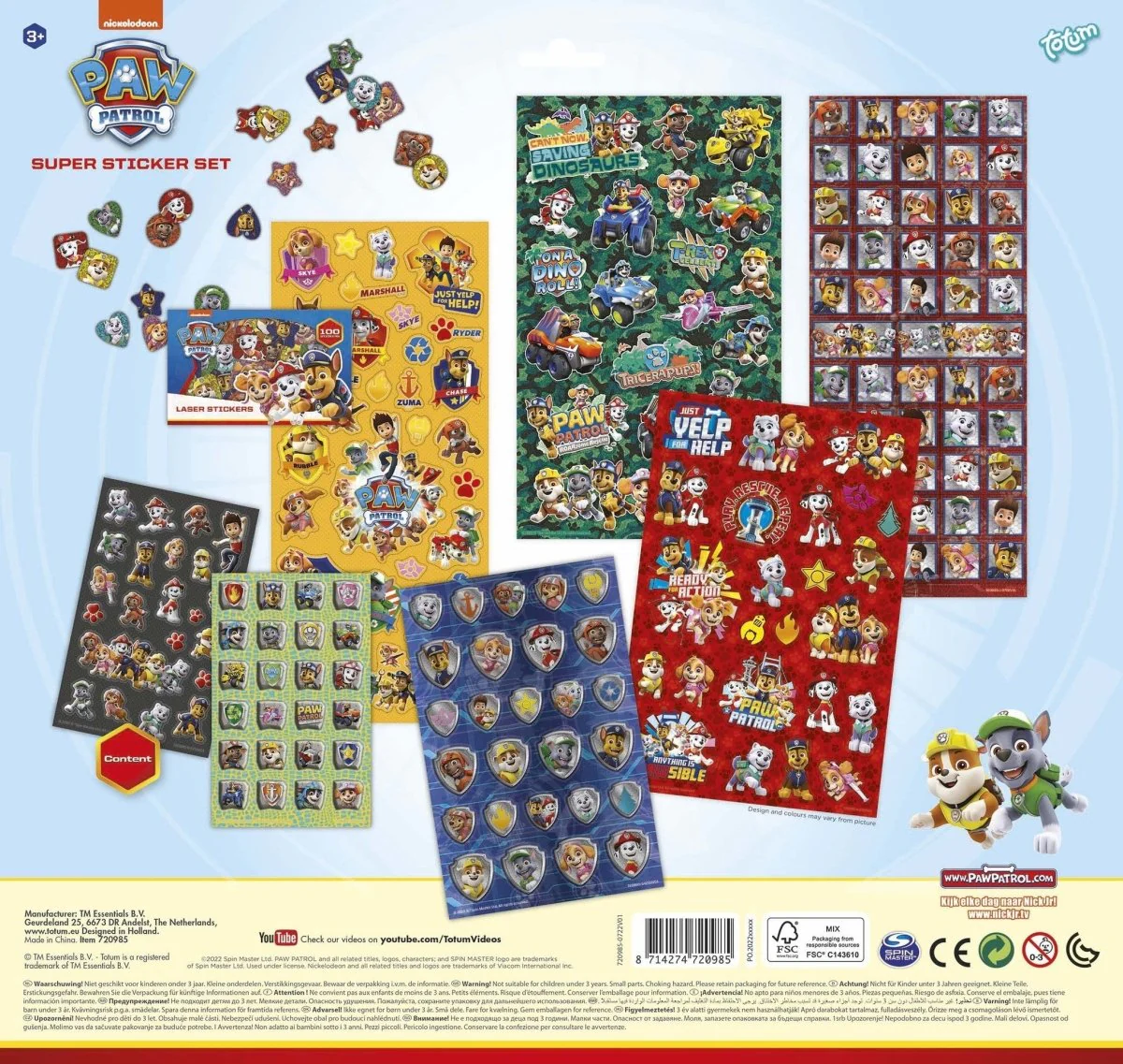Paw Patrol Stickerset Large - Image 8