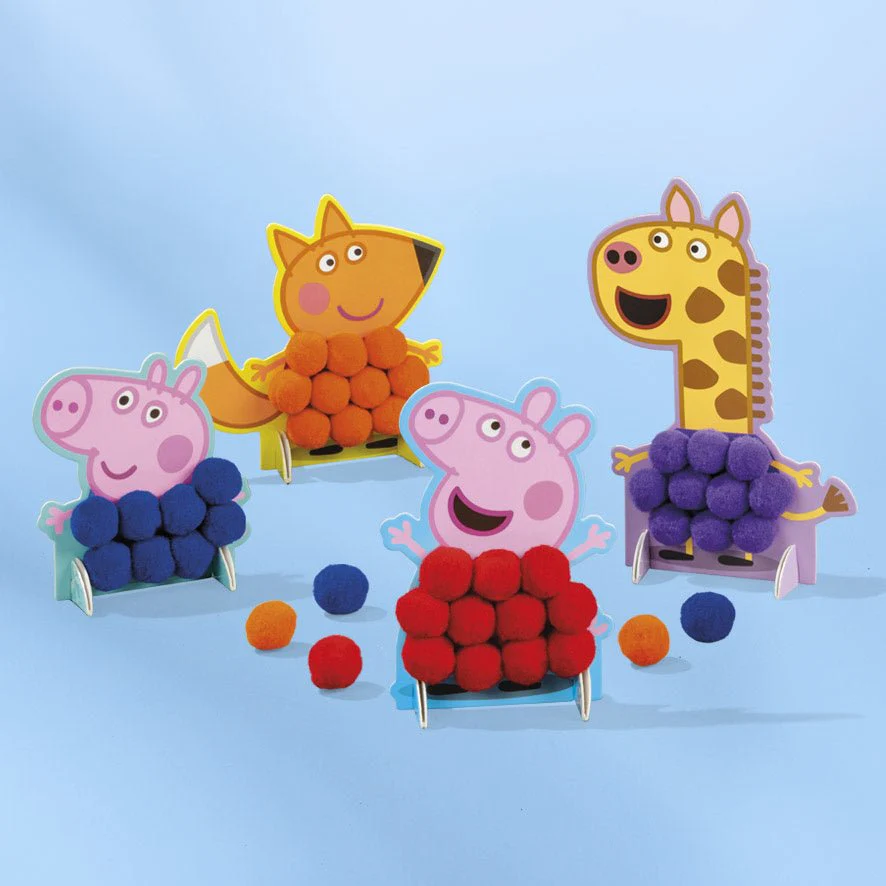 Peppa Pig Pompom Plakken - Image 3