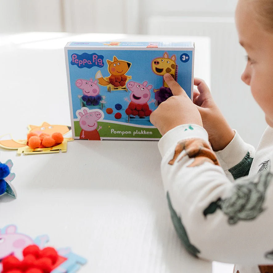 Peppa Pig Pompom Plakken - Image 5