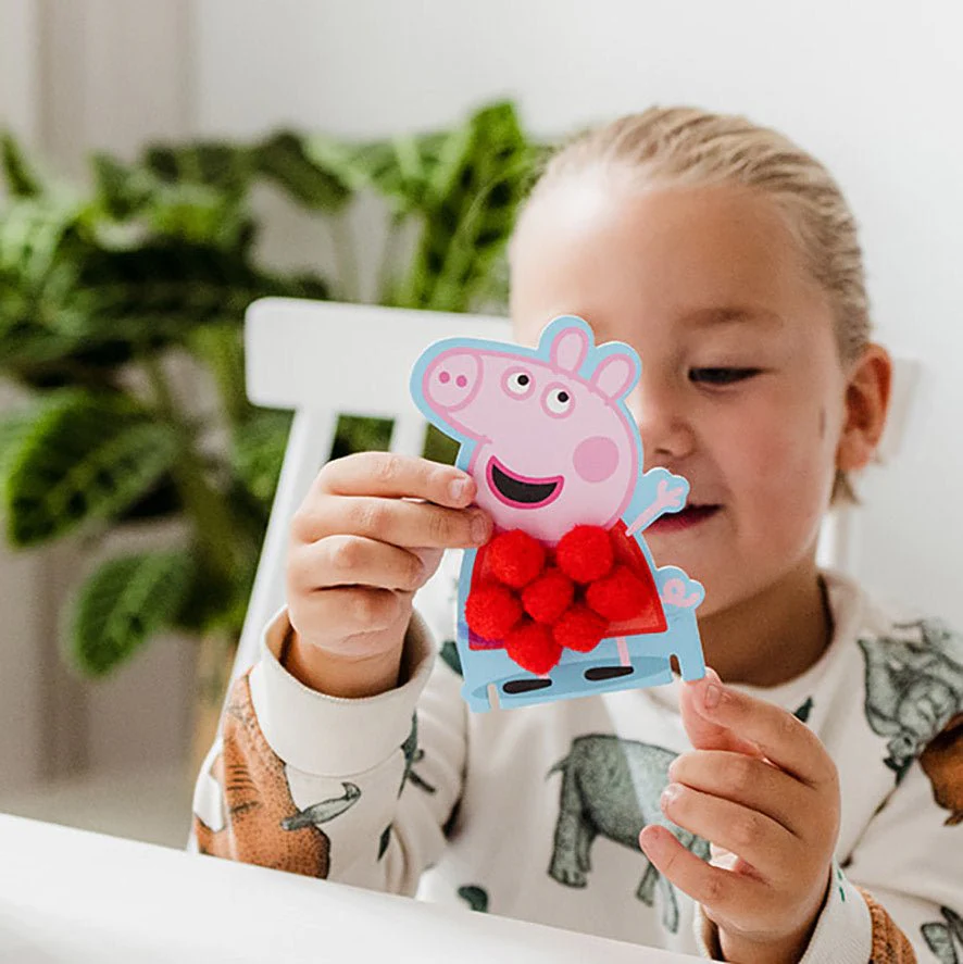 Peppa Pig Pompom Plakken - Image 7
