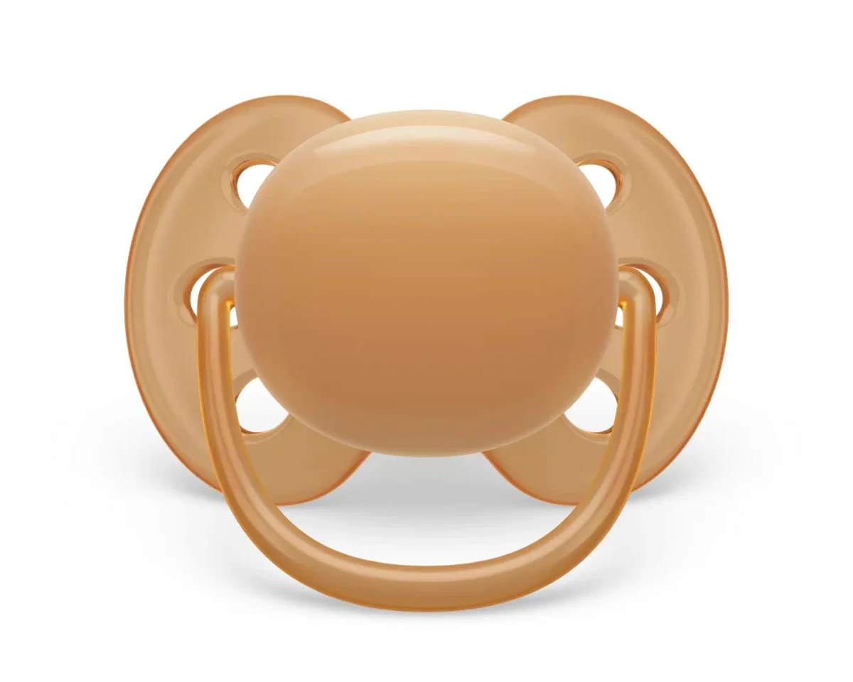 Philips Avent Fopspeen +6 Maanden Soft Grijs/Oranje - Image 4