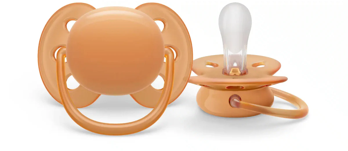 Philips Avent Fopspeen +6 Maanden Soft Grijs/Oranje - Image 5