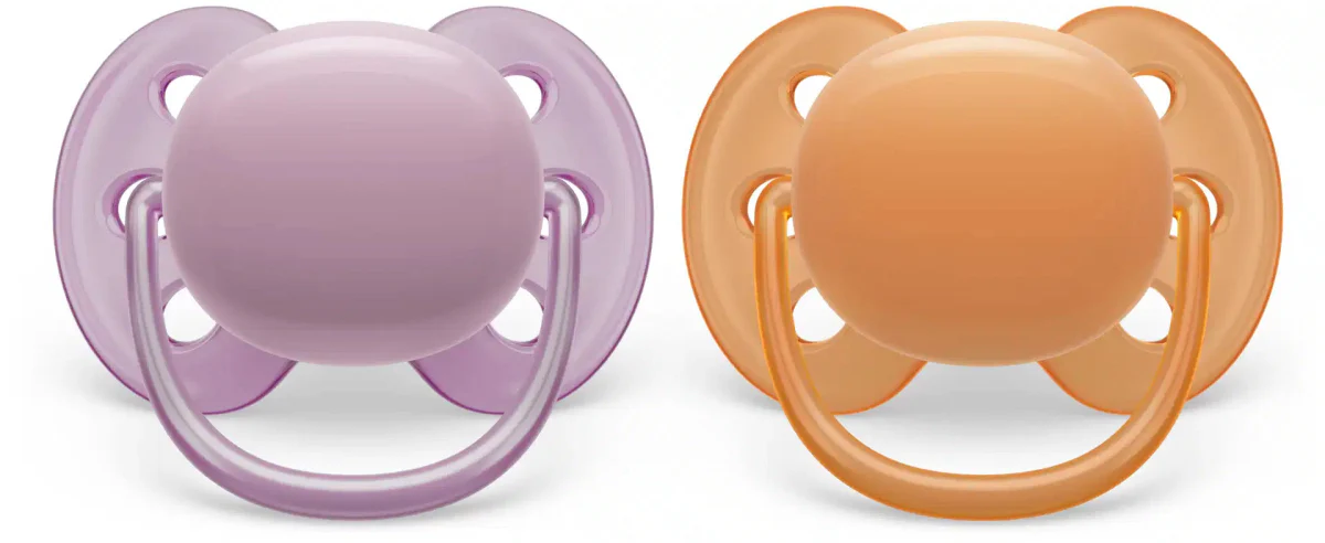 Philips Avent Fopspeen +6 Maanden Soft Grijs/Oranje - Image 8