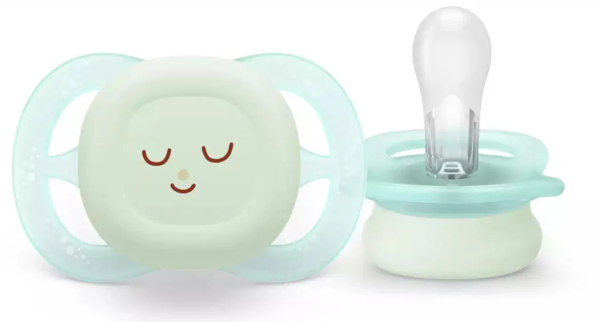 Philips Avent Speen Maat 1 Ultra Start Night Groen/Blauw 2 Stuks - Image 3