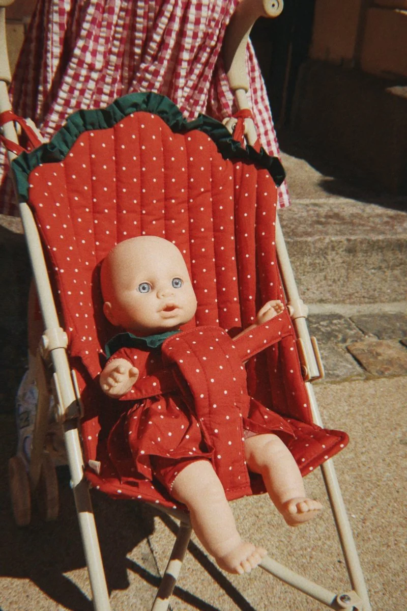 Poppenbuggy Fraise Dot - Image 2
