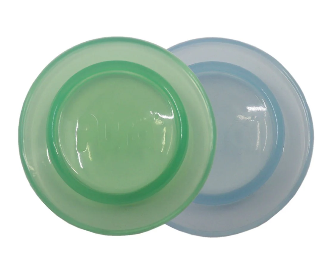Pura Flesafsluiter Silicone Moss En Mint 2St