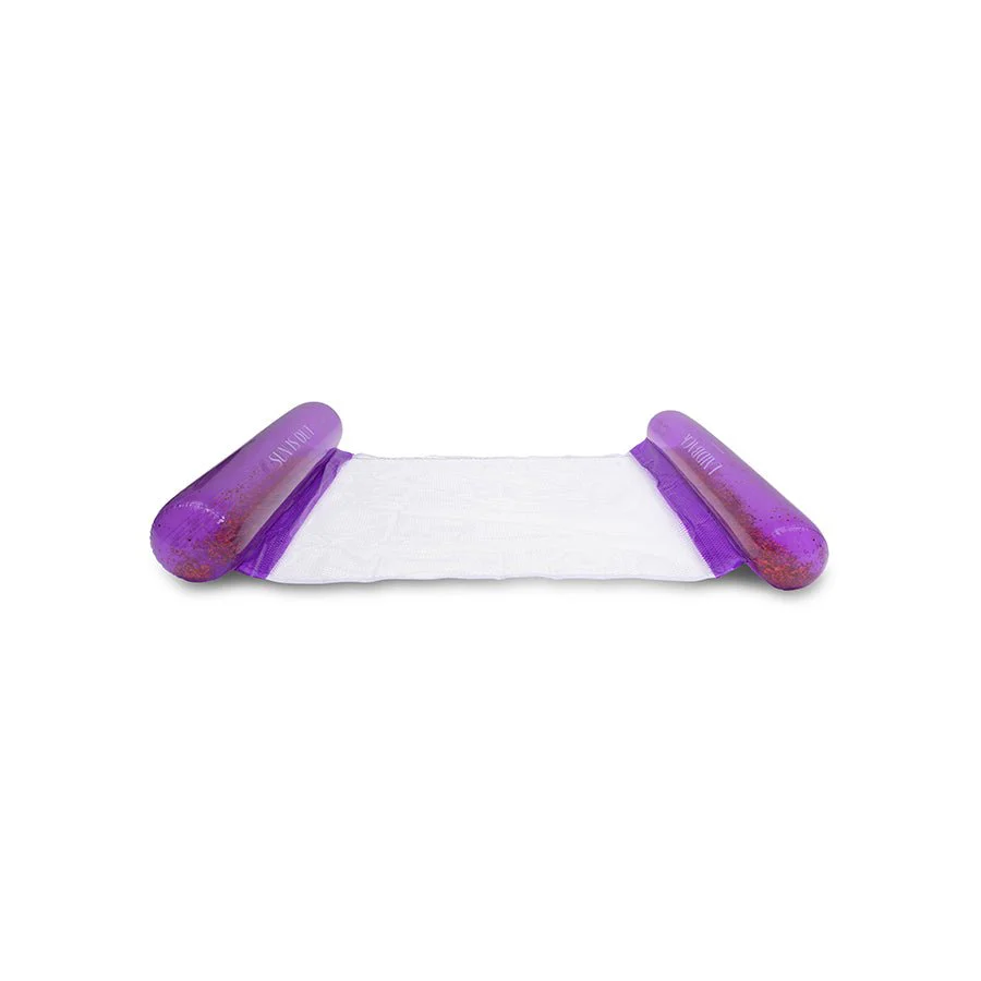 Pure Tones Purple Opblaasbare Waterhangmat - Image 2