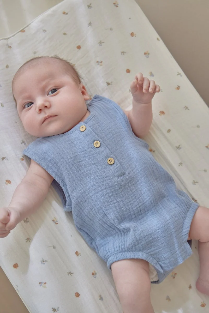 Romper mouwloos blauw Stone Blue - Image 6