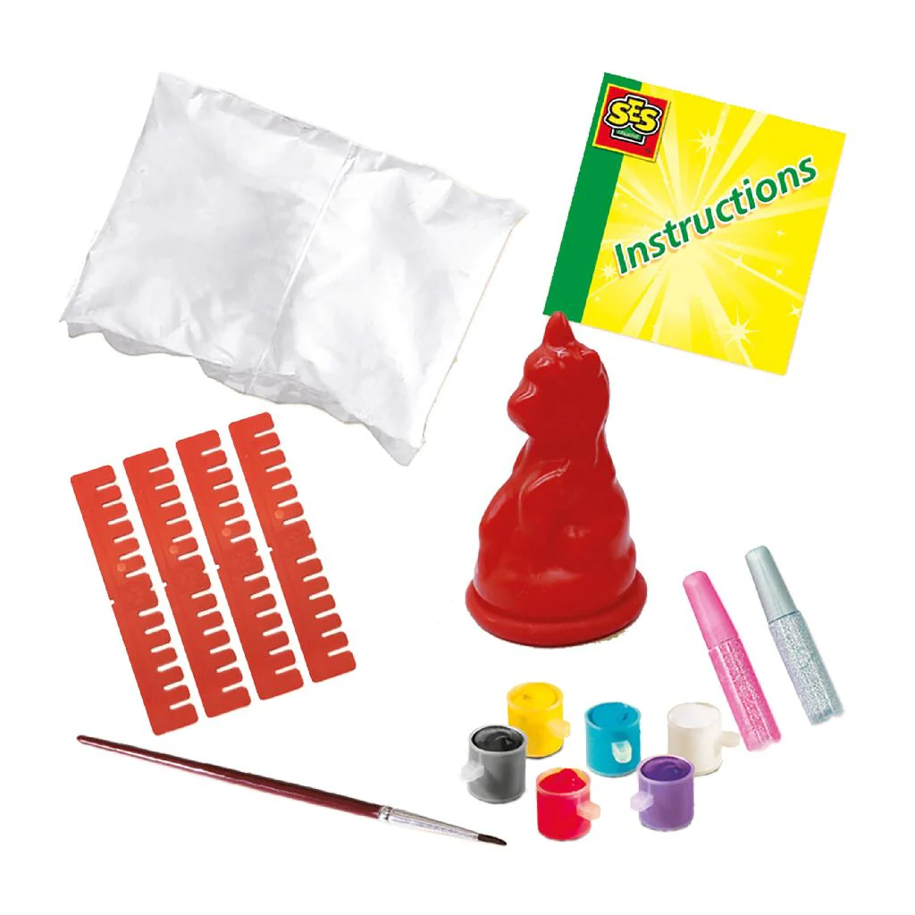 SES Creative Knutselpakket Gips Gieten Unicorn - Image 3