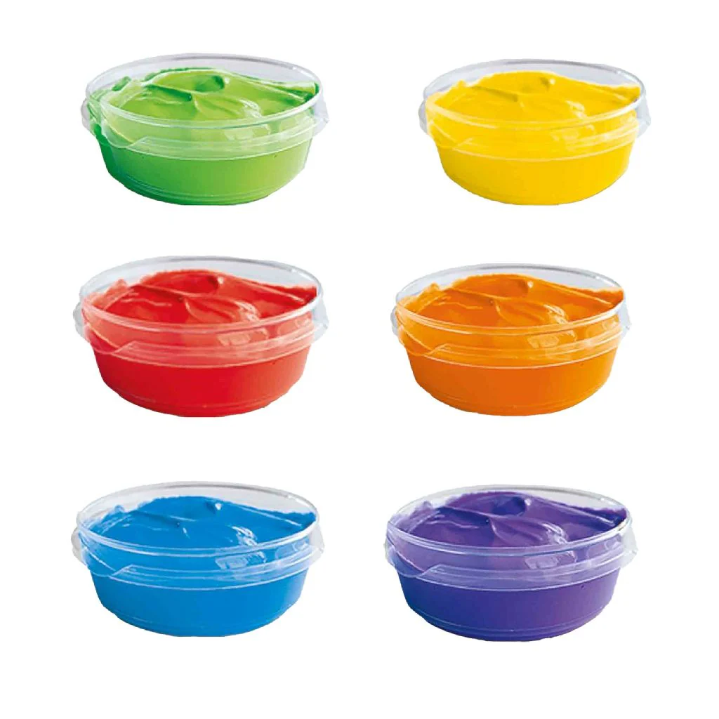 SES Creative Knutselpakket Vingerverf 6X45Ml - Image 2