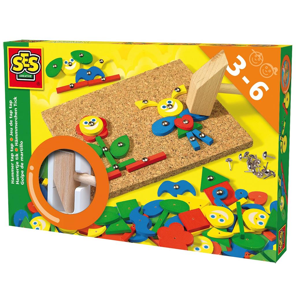 SES Creative Spelletje Hamertje Tikje 73 Delig - Image 5