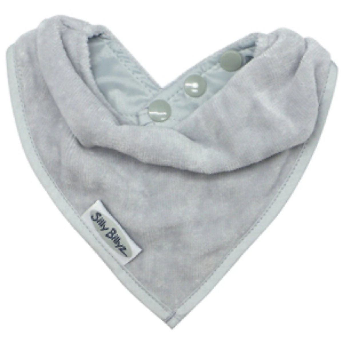 Silly Billyz Slabbetje Bandana Silver