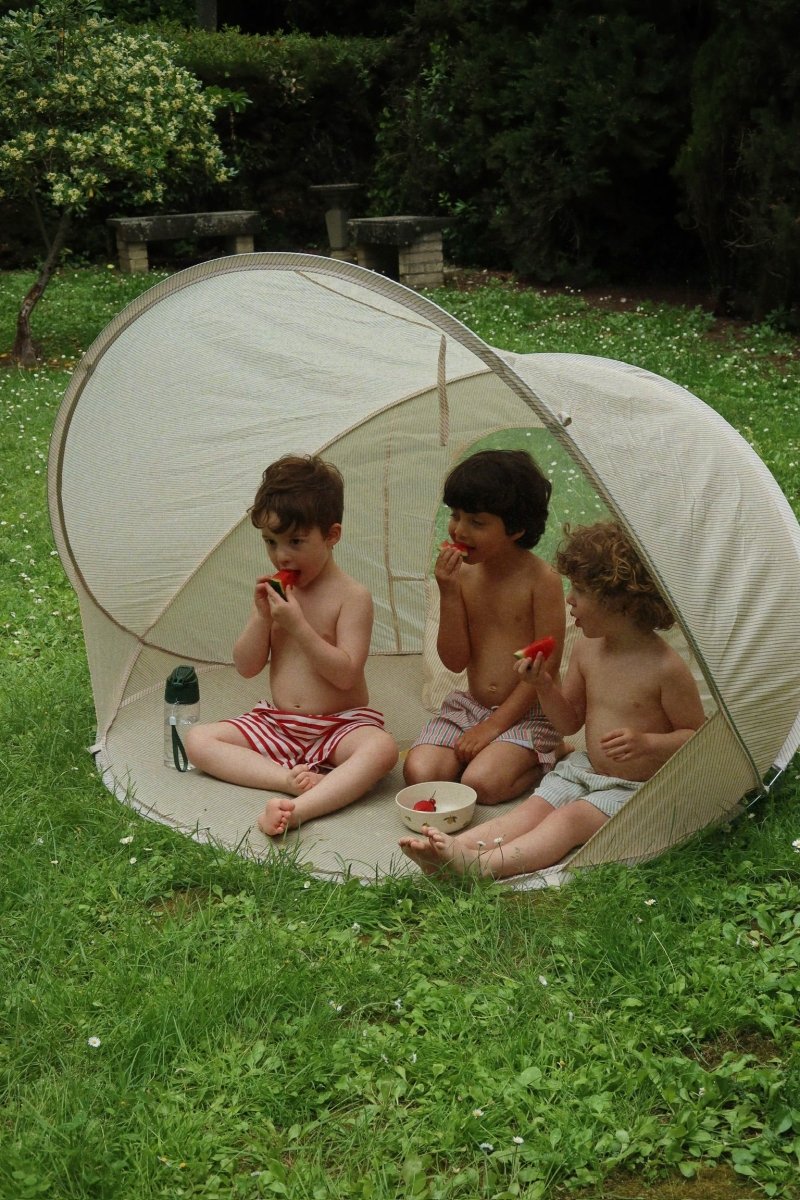 Strandtent Pop Up UV 50+ Tea Stripe - Image 2
