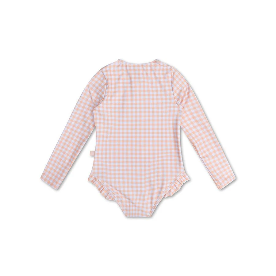 Swim Essentials Badpak Kind Apricot Orange Lange Mouwen - Image 6