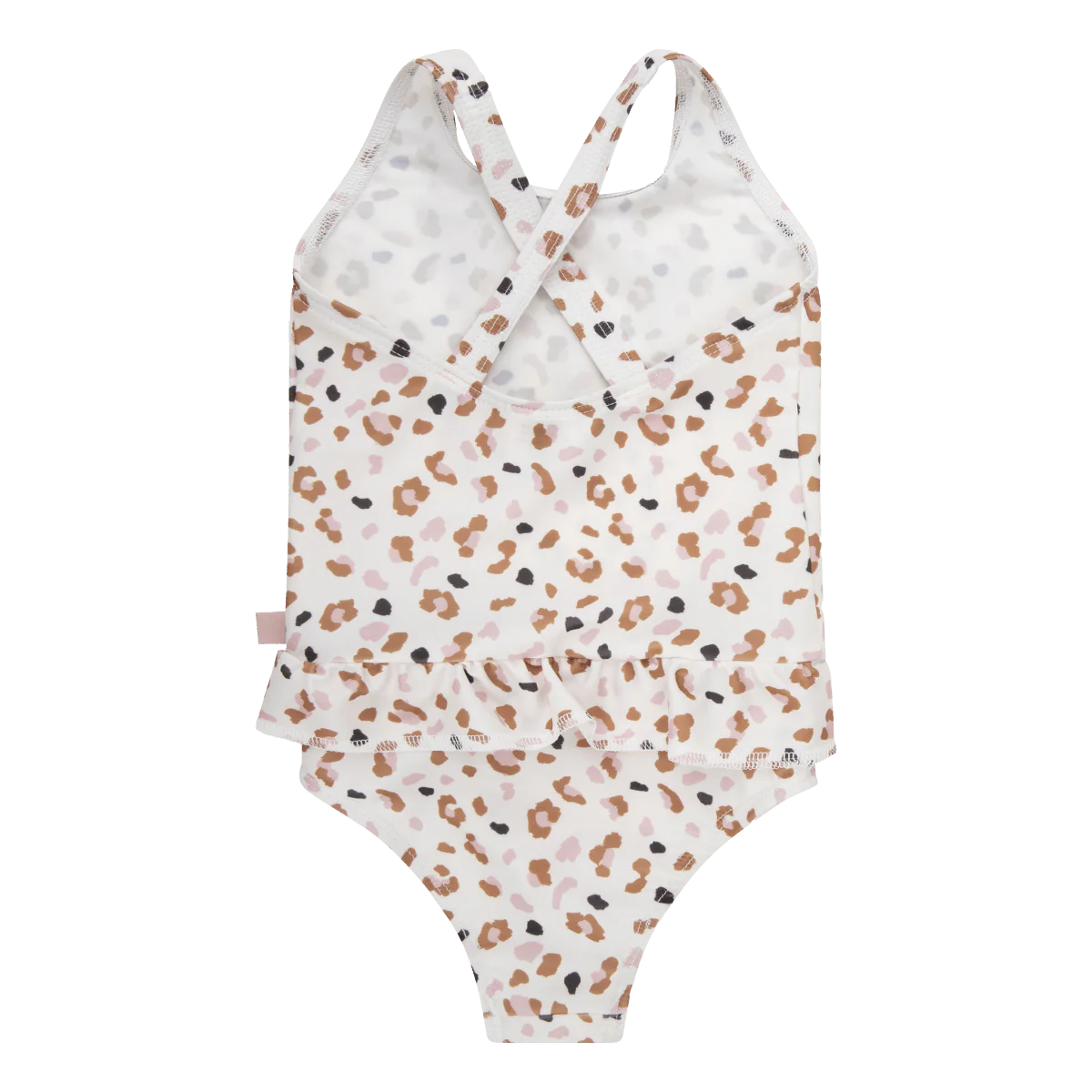 Swim Essentials Badpak Kind Panterprint Off White Kahki - Image 2