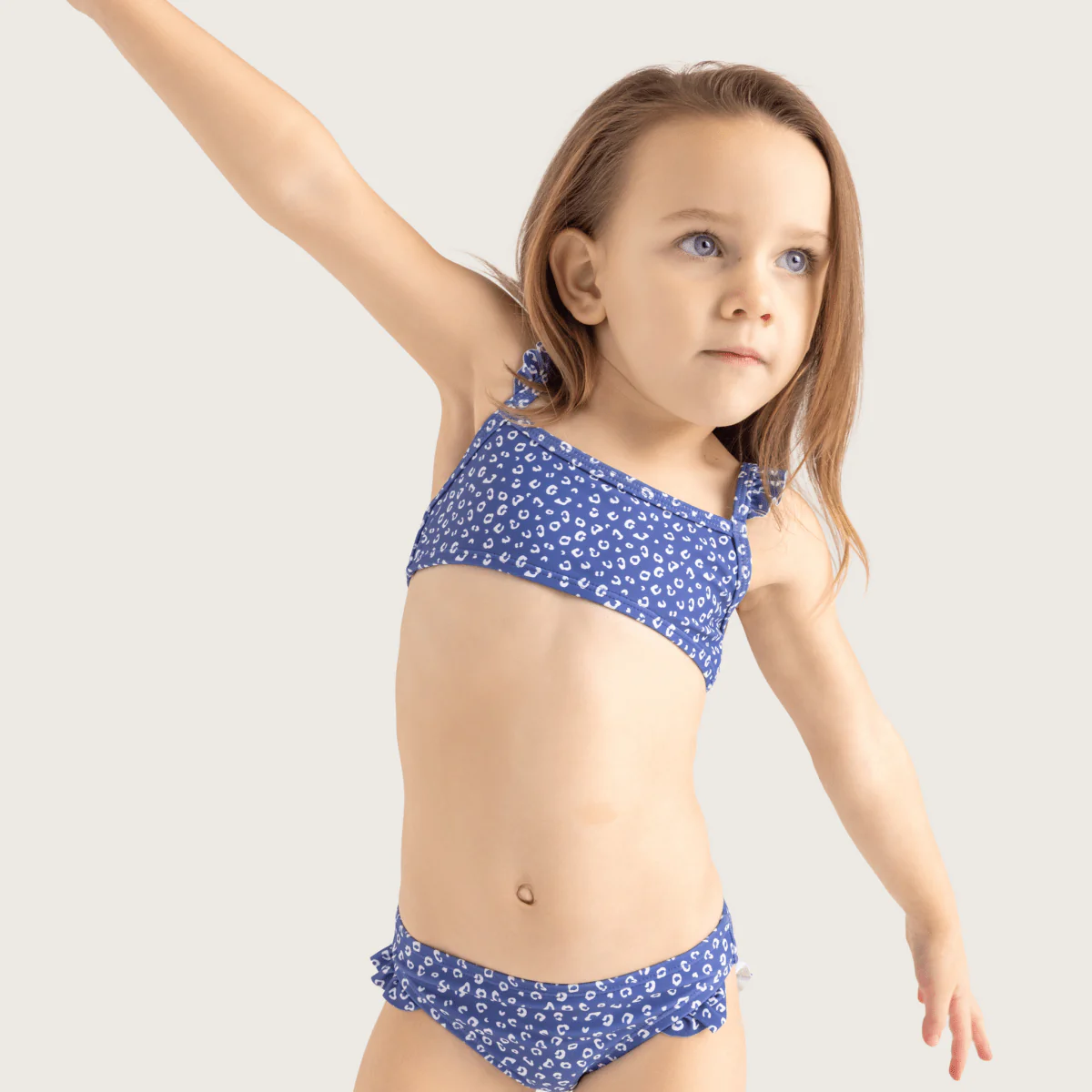 Swim Essentials Bikini Kind Blue Leopard - Image 5